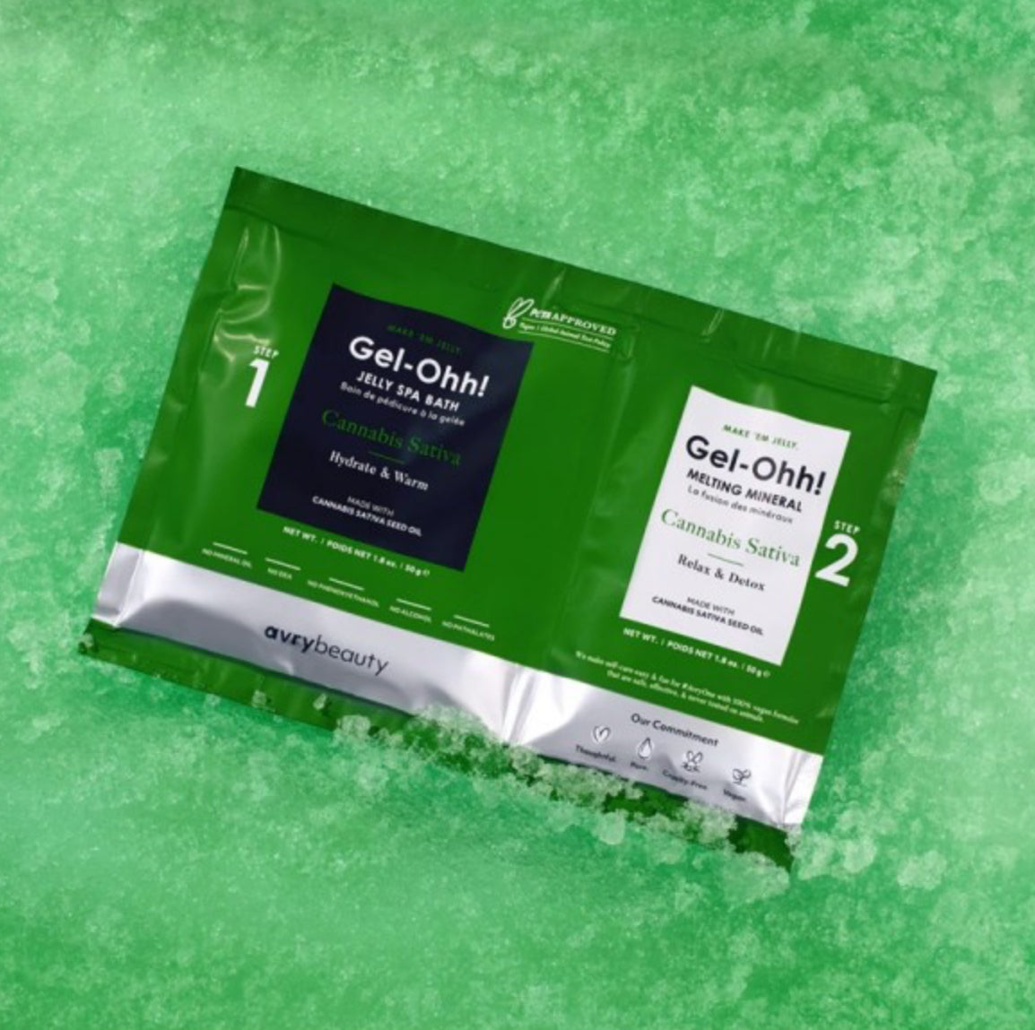 Gel-Ohh Jelly Spa Pedicure - Cannabis Sativa (beschikbaar voorjaar 2025)